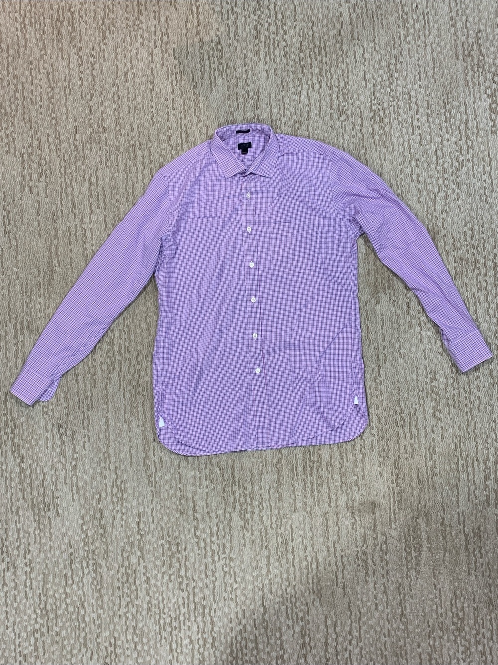 J. Crew Purple Check Dress Shirt (434)
